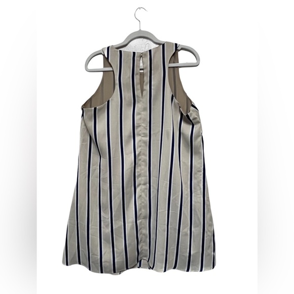 Lulu's Navy and White Striped Lines Mini Dress - Picture 7 of 7